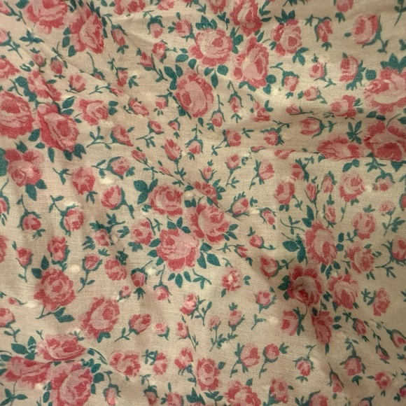 LoveShackFancy Pink Floral Tiered Maxi Dress - Picture 2 of 4